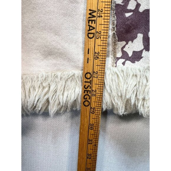 Daniel Benjamin Women's Faux Button Front Cardigan Jacket Sz L Beige Y2K - Picture 8 of 11